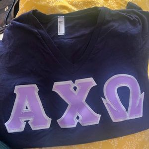 Alpha Chi Omega -American Apparel Stitched Letters